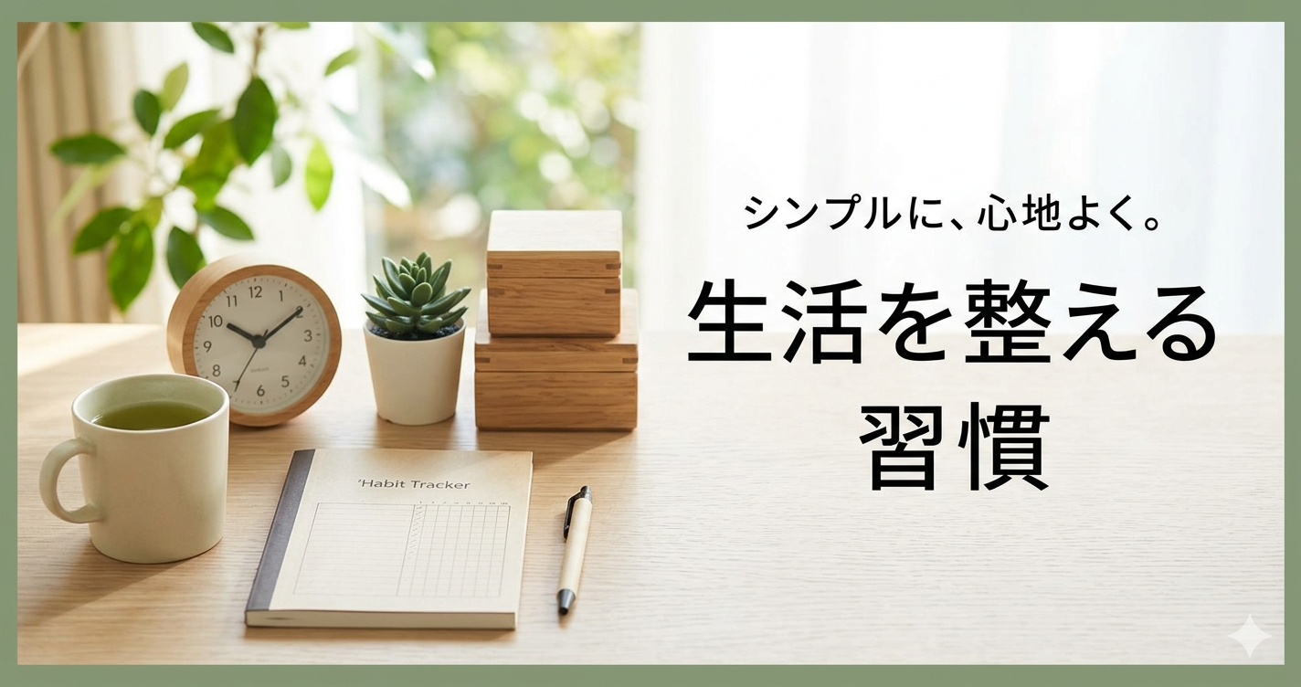 シンプルに心地よく生活を整える習慣